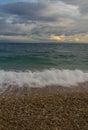 Adriatic Sea Waves Royalty Free Stock Photo